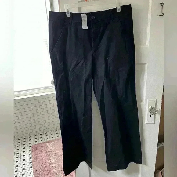 NWT wide leg dress slacks from loft size 12 - Picture 1 of 7